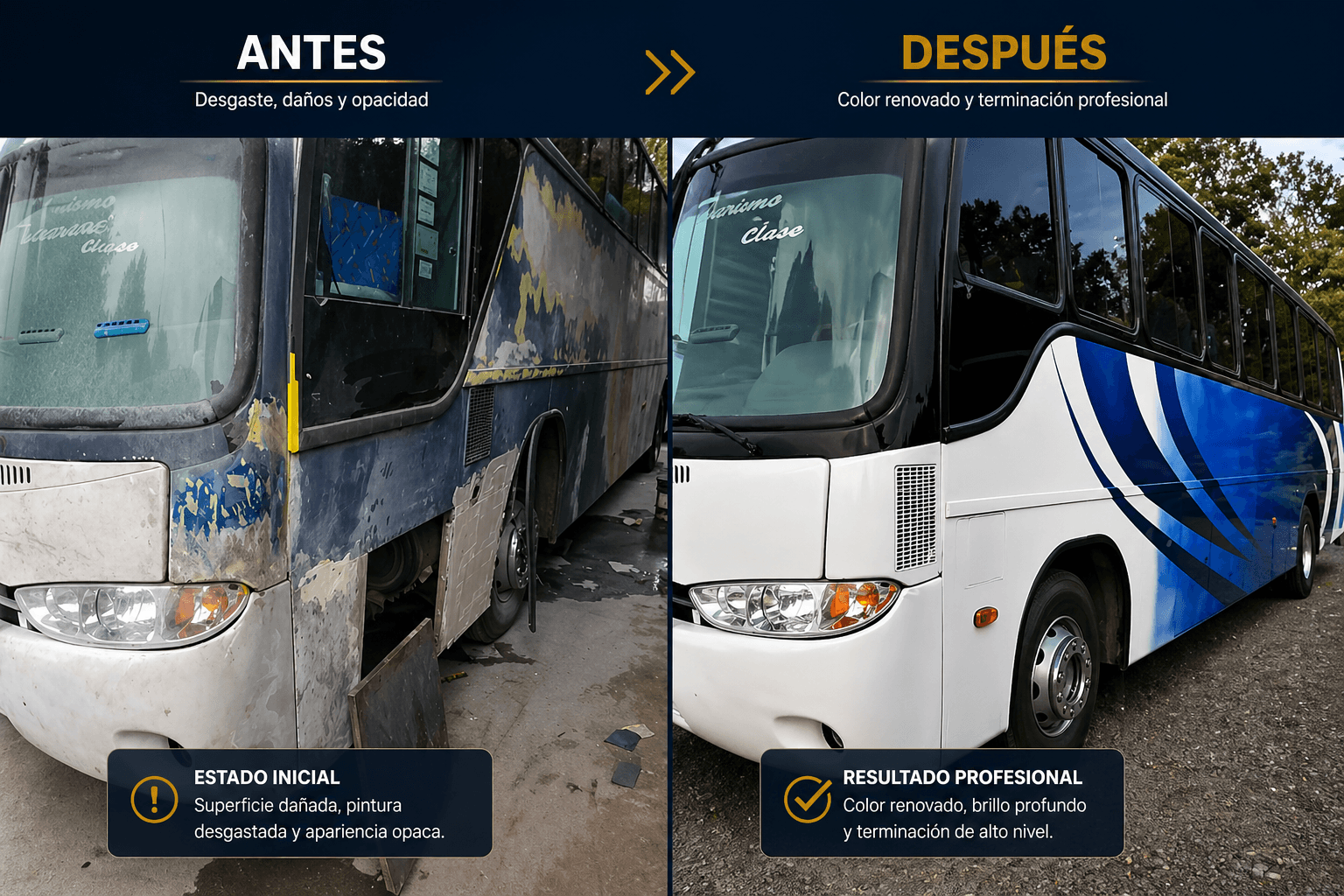 Restauración completa de pintura automotriz