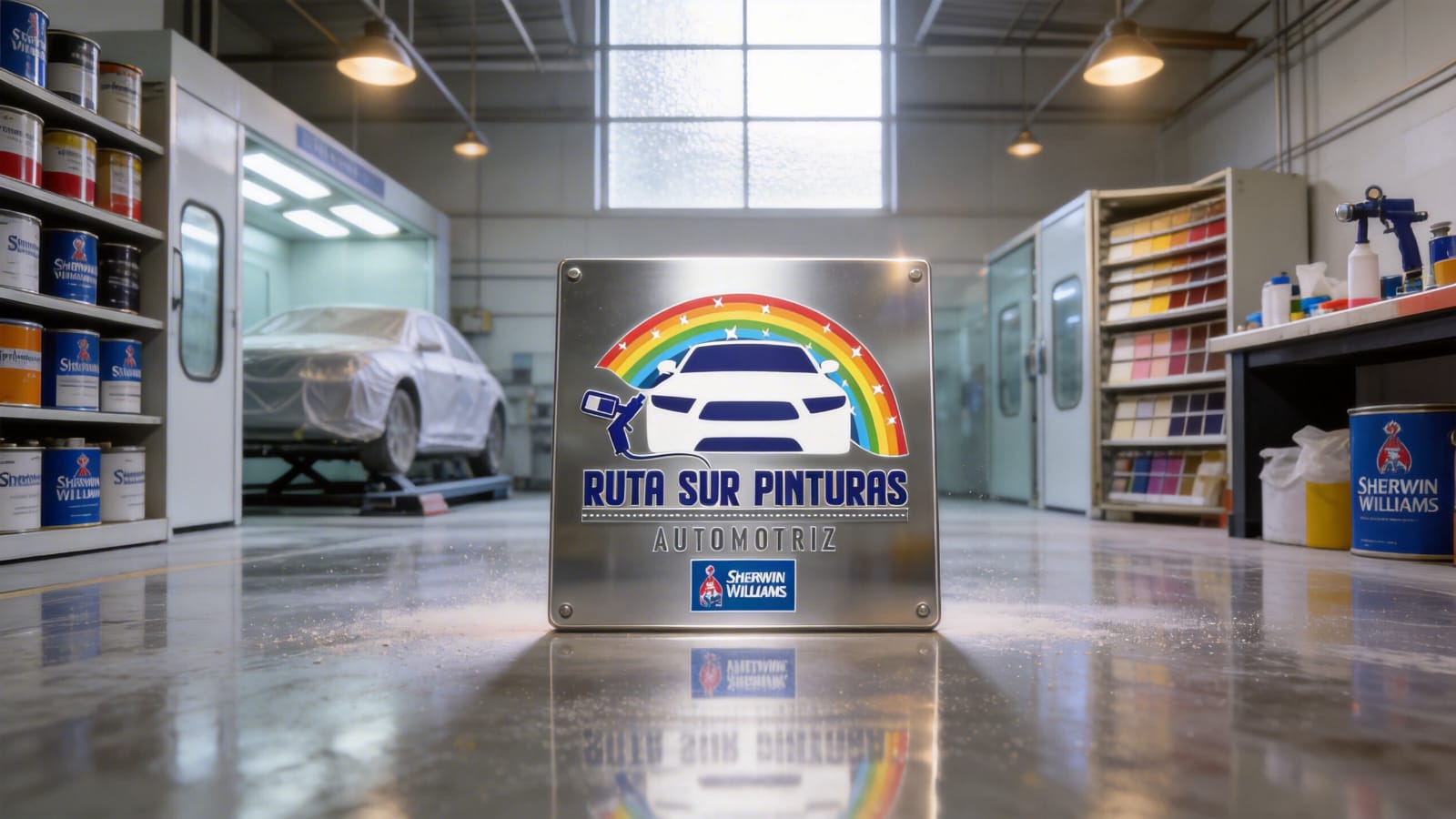 Pintura automotriz y marítima premium — RUTASUR